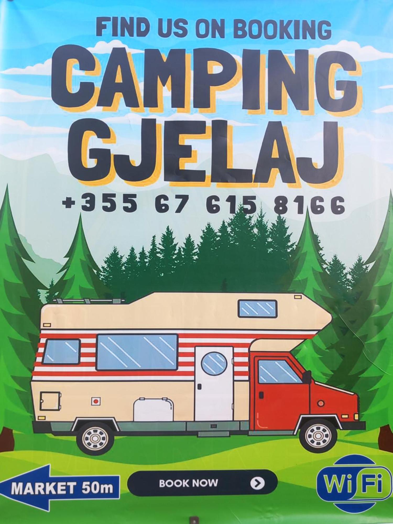 Camping Gjelaj Hotel Baks-Rrjoll ภายนอก รูปภาพ